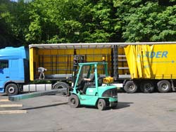 Loading and transport of our metal profiles